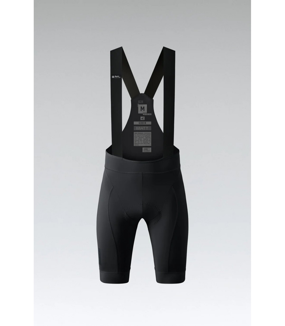 Culotte hombre corto MATT 2.0-Black |Cátedra Bikes | Tienda de Bicicletas