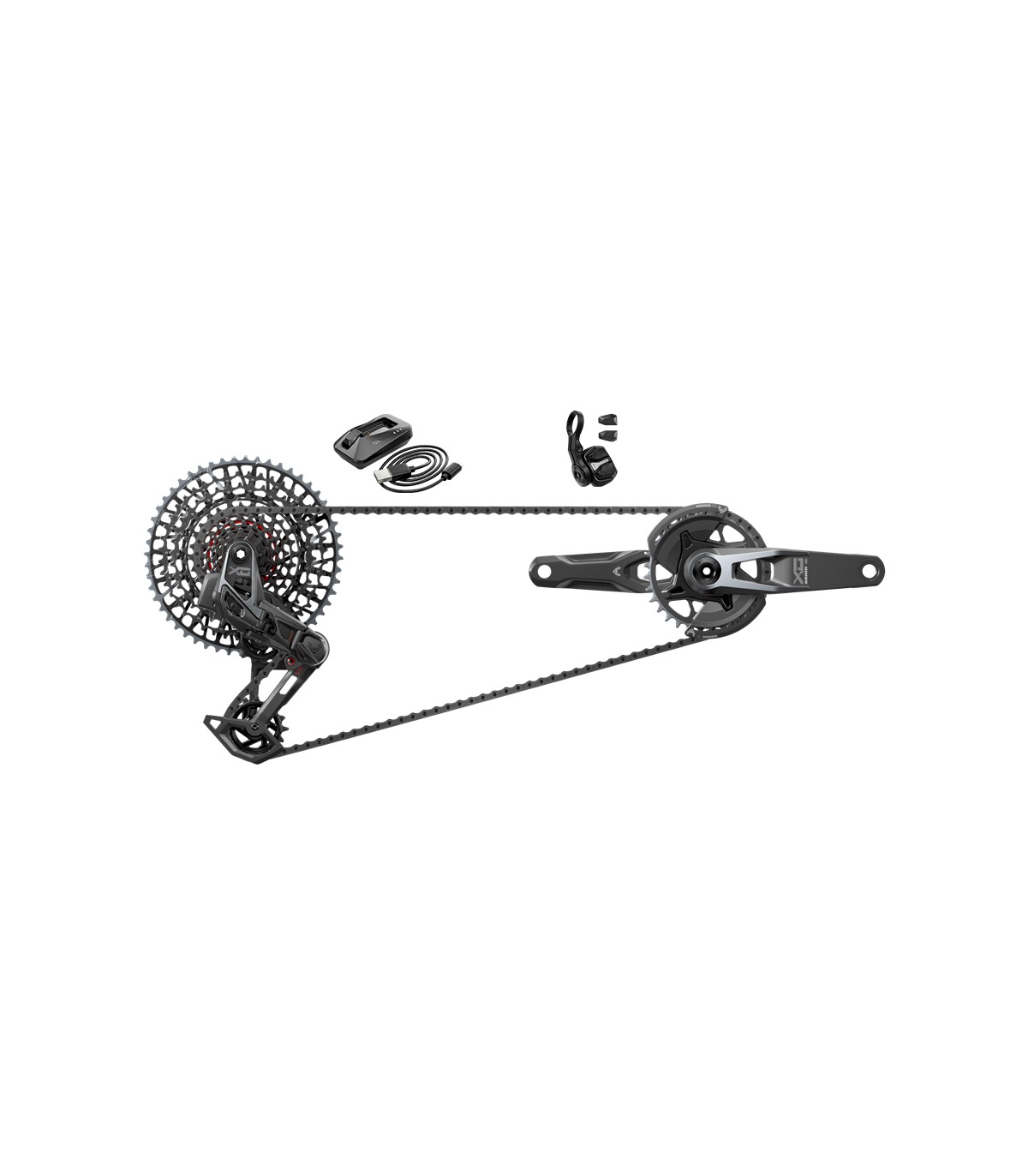 Grupo Electronico SRAM XX T-TYPE EAGLE AXS DUB POD DM 175 mm 32D 1x12V (10-52)